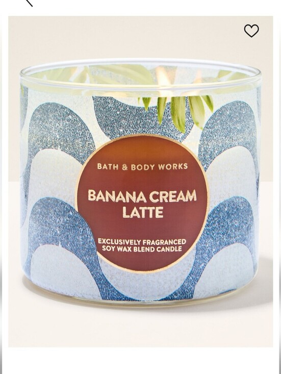 Bath & Body Works Other - Bath & Body Works Banana Cream Latte 3- Whick Candle